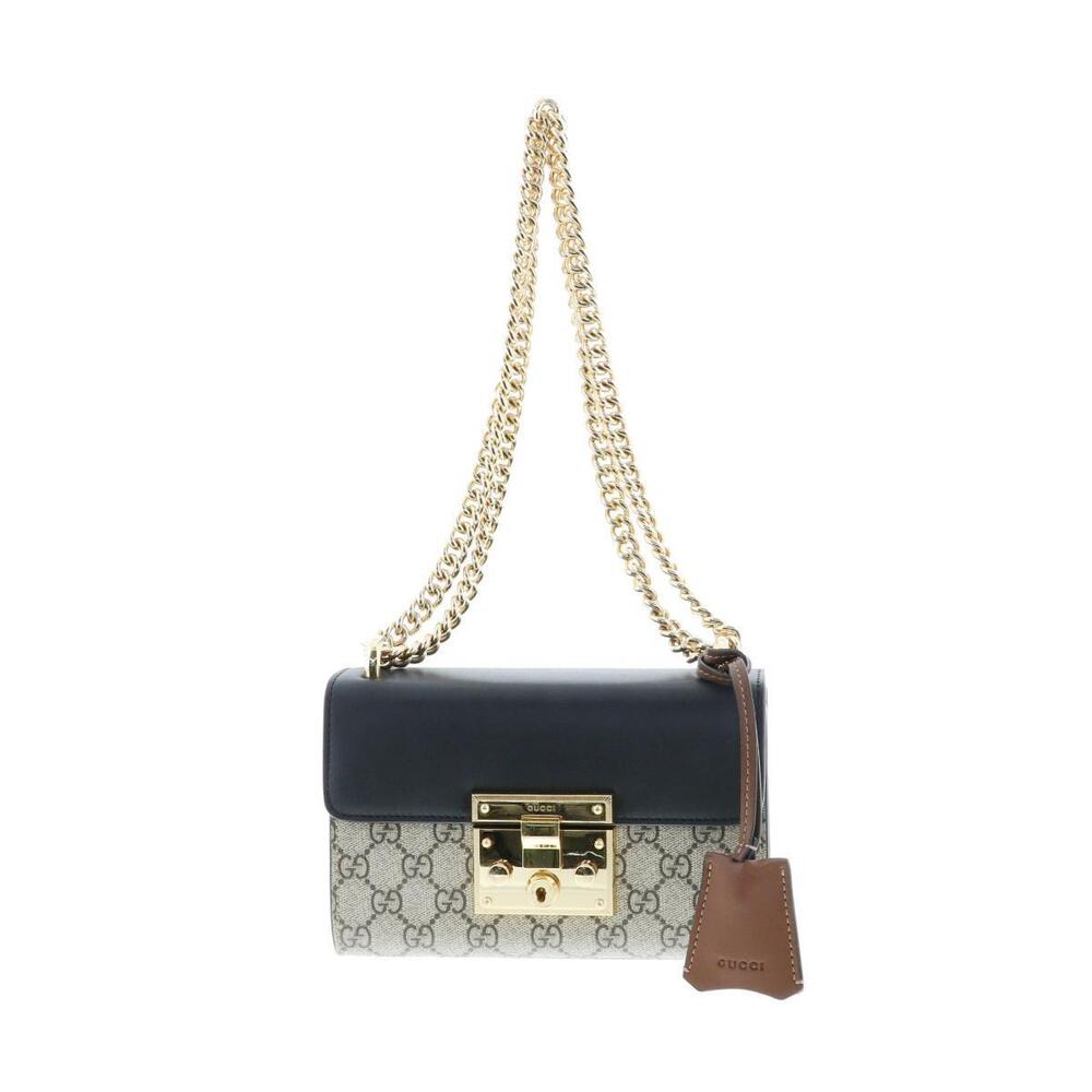 GUCCI Padlock GG Shoulder Bag Messenger AB